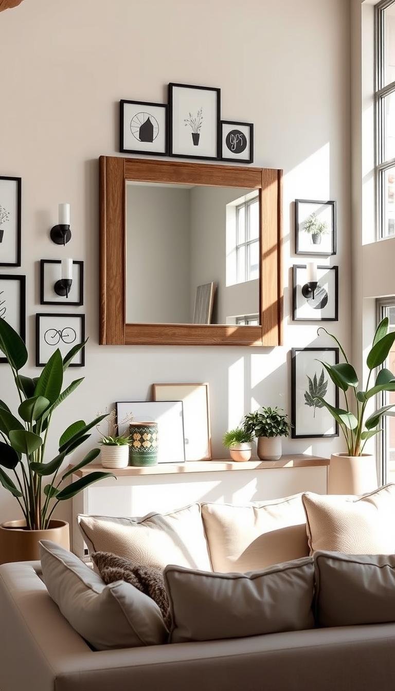 Modern Farmhouse Wall Decor Ideas for Chic Living Rooms