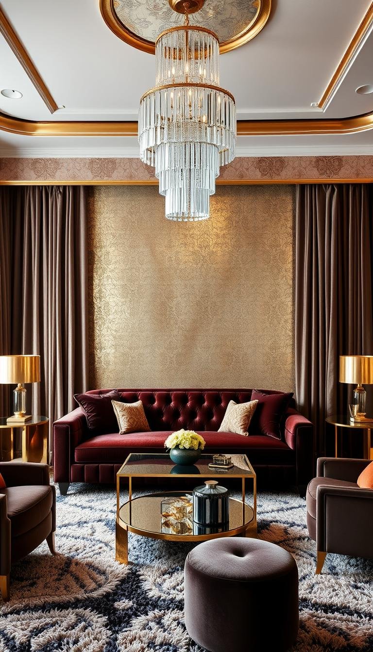 Modern Glam Living Room Ideas for Luxe Yet Livable Interiors