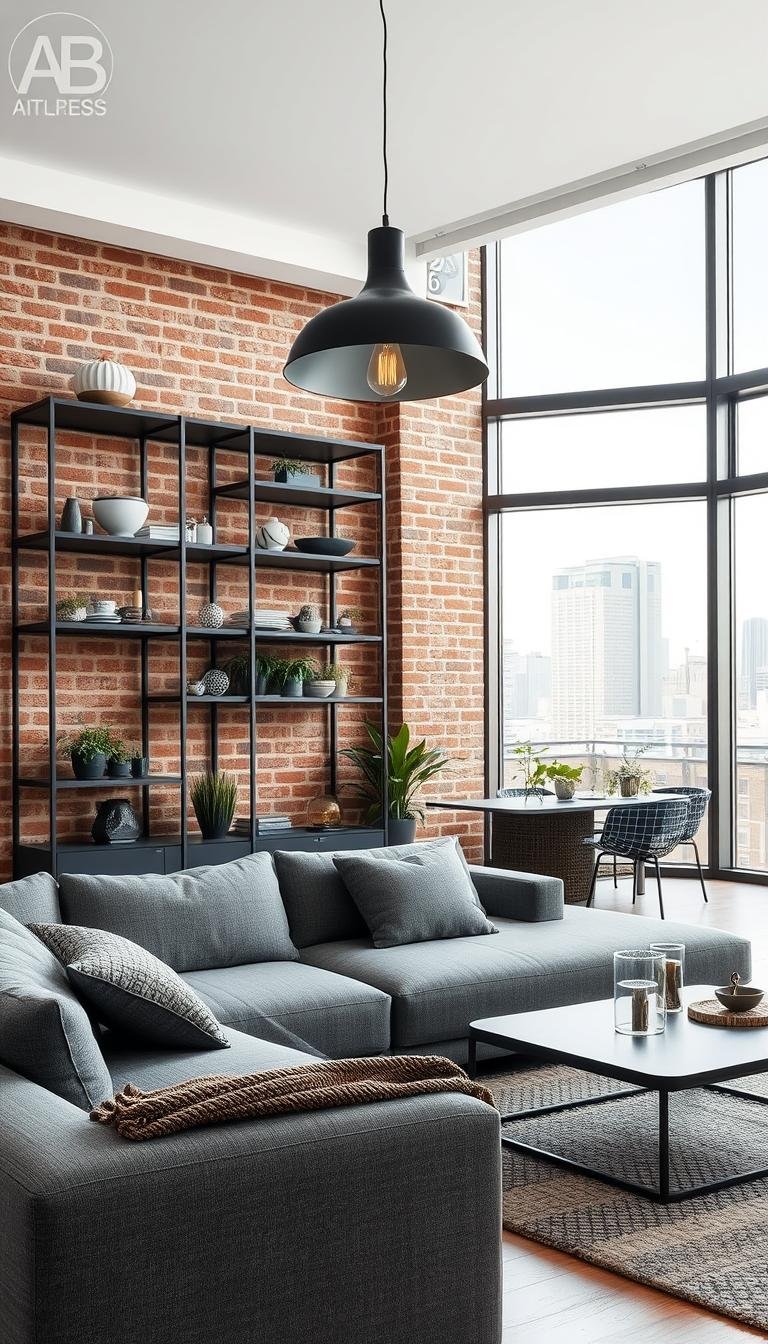 Modern Industrial Decor Ideas for Stylish Living Rooms