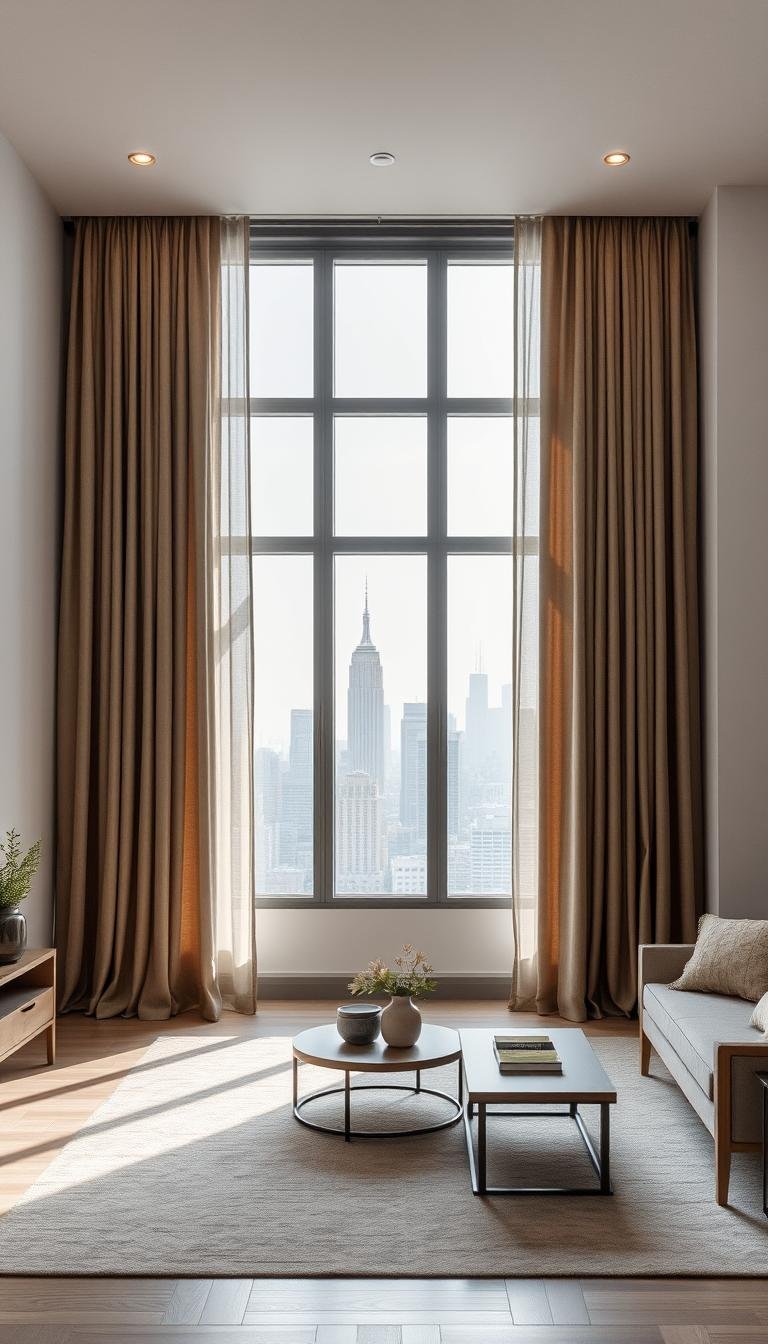 Modern Living Room Curtain Ideas for a Polished Look