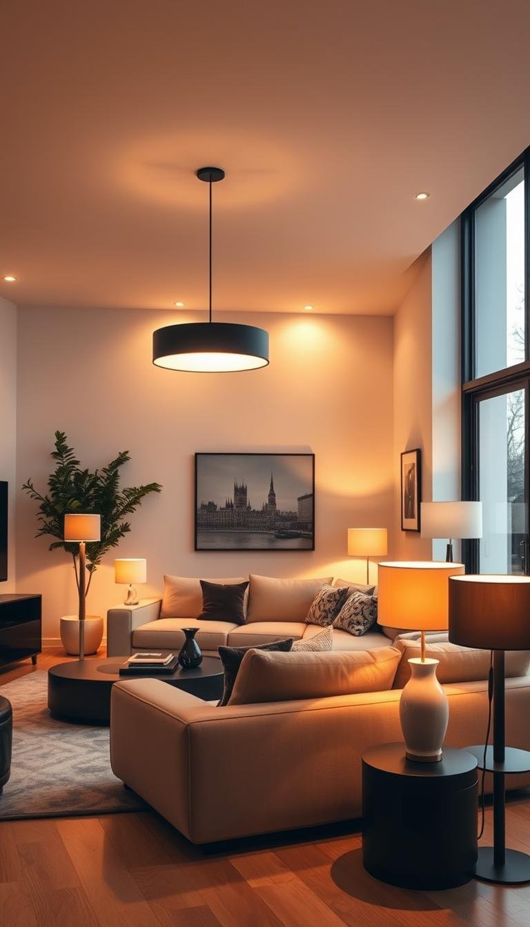 Modern Living Room Lighting Ideas That Set the Mood