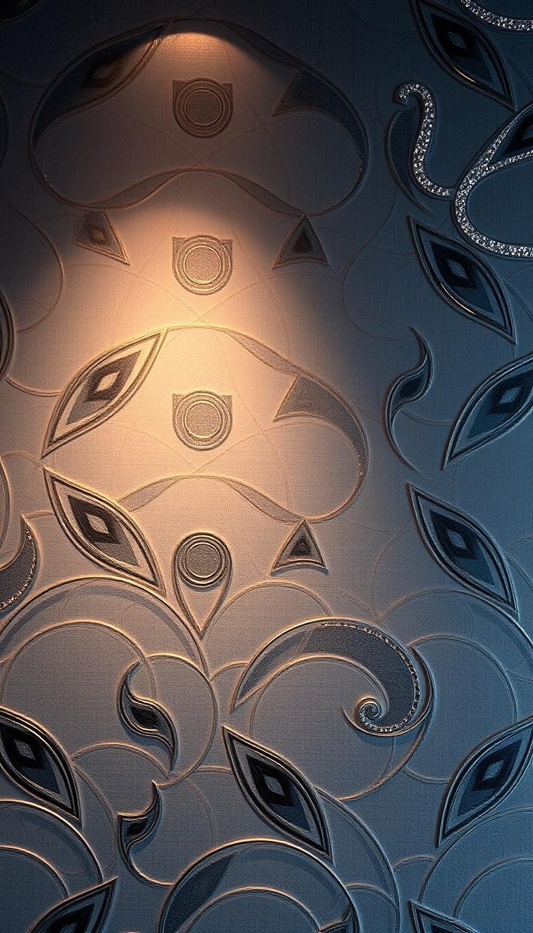 Modern Luxury Living Room Wallpaper Ideas for Textured Elegance