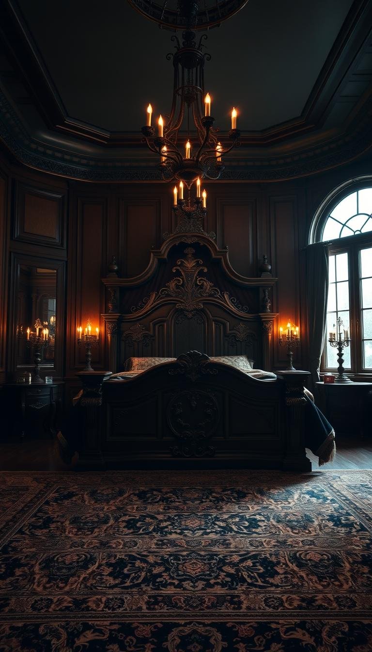Modern Victorian Bedroom Design Tips with a Gothic Twist