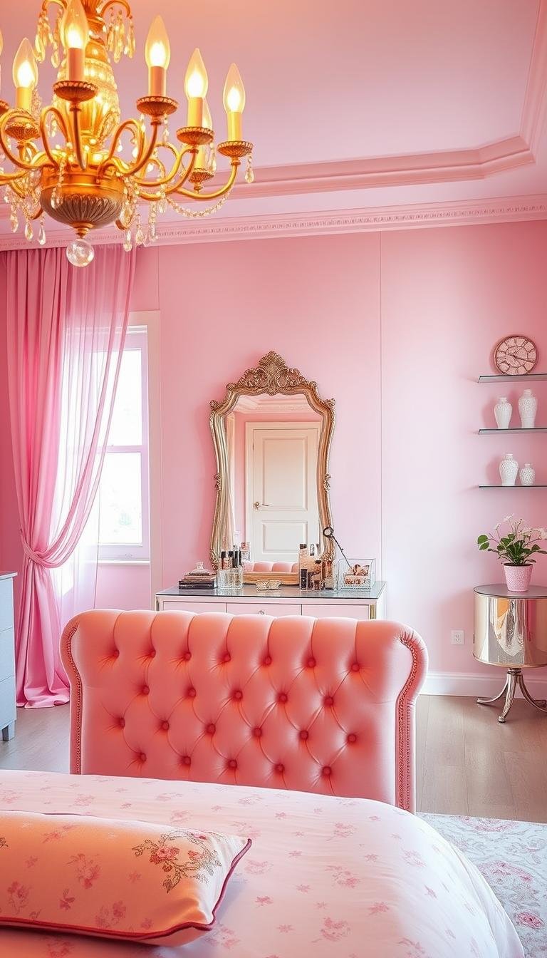 Pink Bedroom Decor: Sweet but Sophisticated
