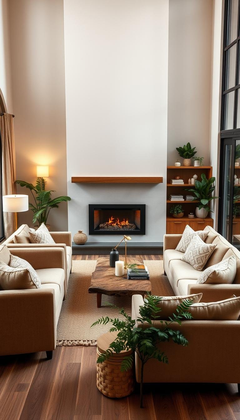 Warm Modern Living Room Ideas for Inviting Spaces