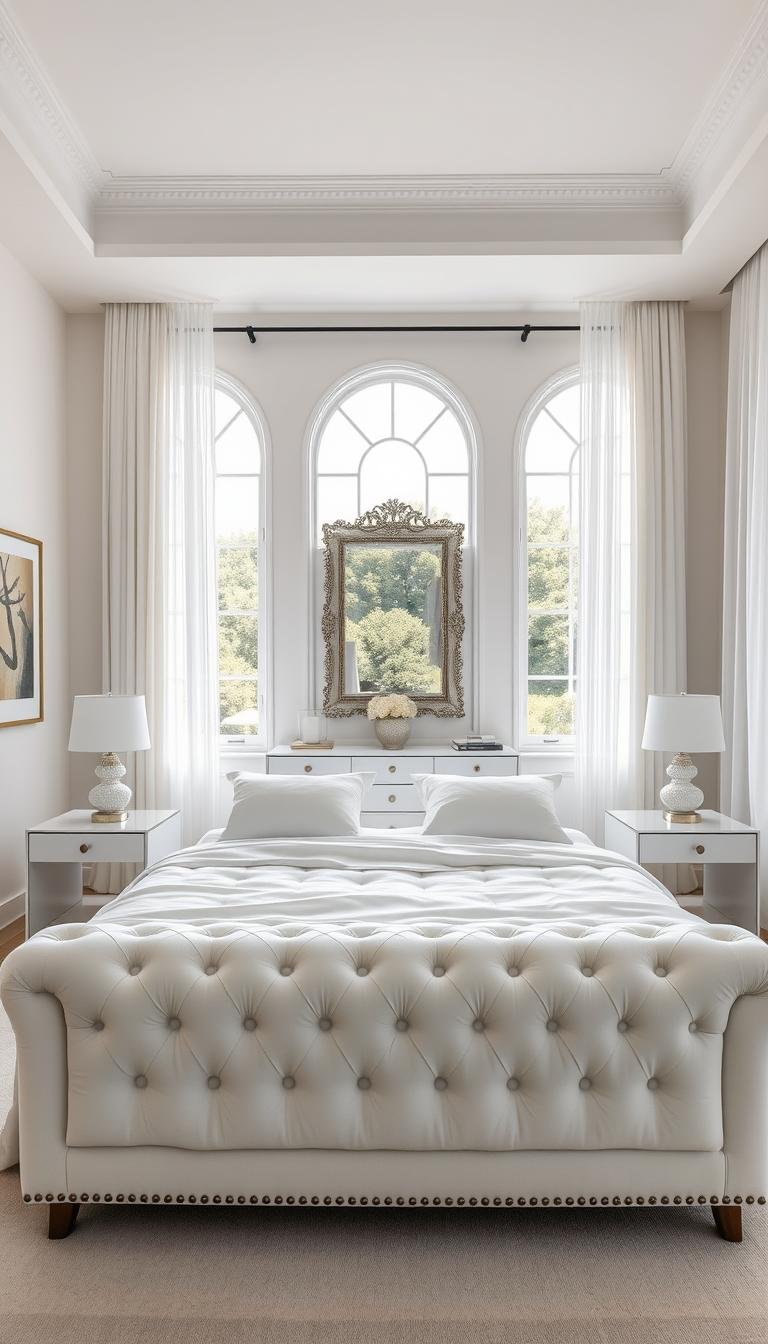 White Room Decor Bedroom: Light & Airy