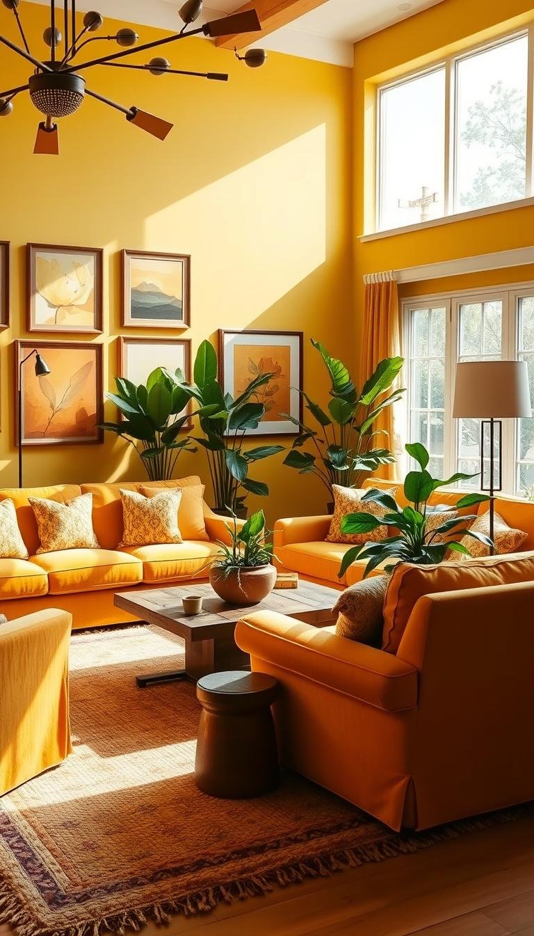 Yellow Living Room Decor Ideas for Bright, Happy Spaces