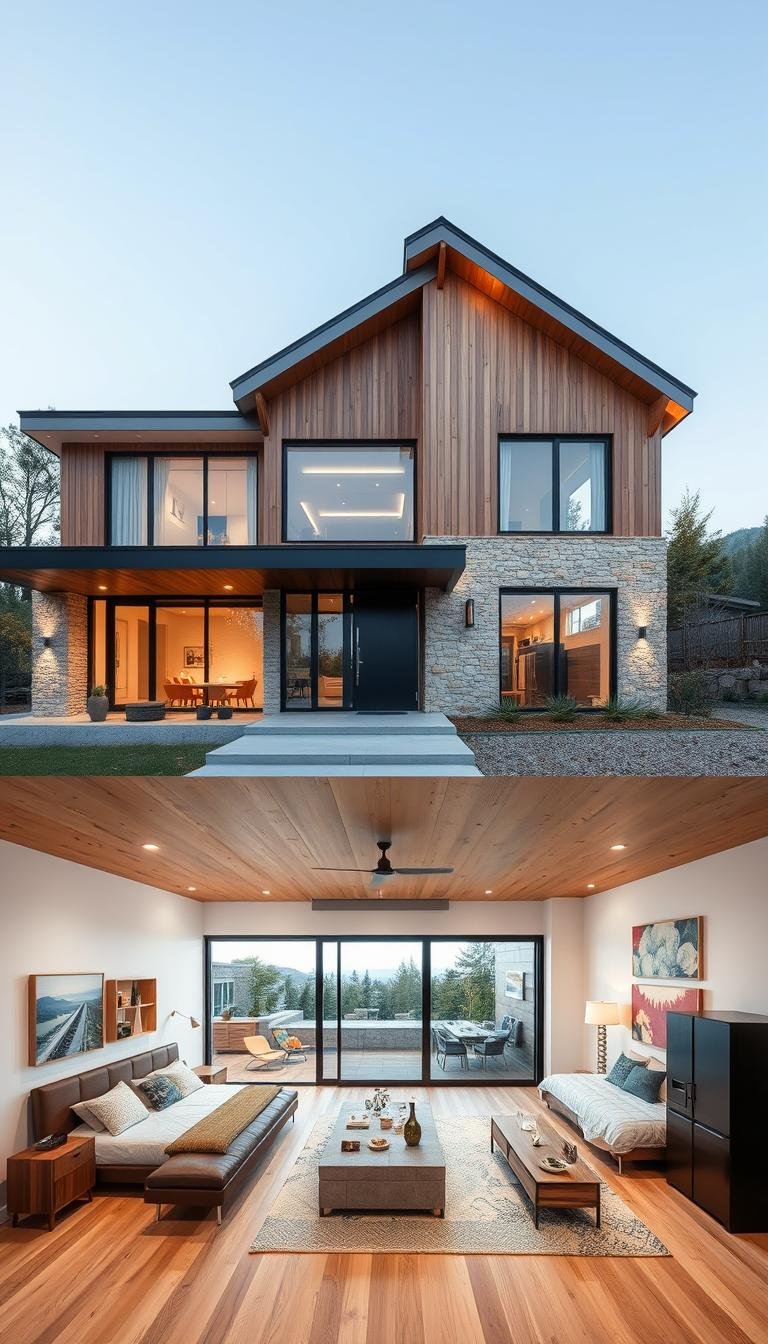 3 Bedroom House Plans Modern Style with Interior Tips