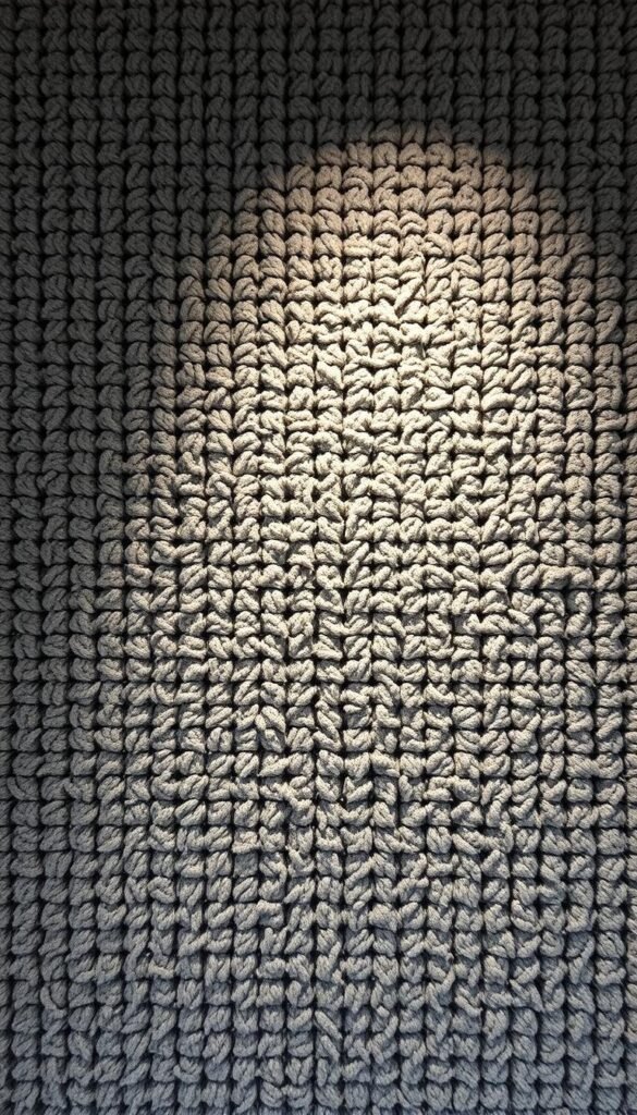 A richly textured industrial wool flannel wall in a warm, inviting grey palette. The nubby, interlocking fibers create a tactile, insulating surface with subtle tonal variations. Soft, diffused lighting from overhead casts gentle shadows, highlighting the dimensional weave. The flannel has a slight sheen, reflecting the illumination in a refined, high-quality manner. This substantial, premium-grade textile exudes a sense of comfort and luxury, perfect for adding cozy, enveloping warmth to a modern grey bedroom.