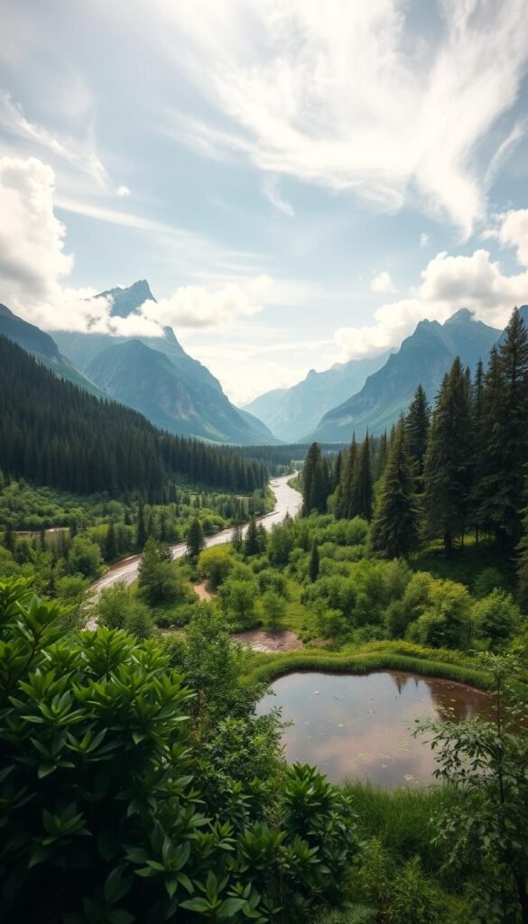 A serene, scenic bedroom wallpaper featuring a lush, verdant landscape. In the foreground, a tranquil pond reflects the surrounding foliage, while in the middle ground, a winding river meanders through a lush forest. Tall, majestic mountains rise in the distant background, their peaks kissed by wispy clouds. The lighting is soft and diffused, creating a warm, inviting atmosphere. The image is captured with a wide-angle lens, emphasizing the vast, panoramic nature of the scene. An oasis of natural beauty, this wallpaper brings the serenity of the outdoors into the private sanctuary of the bedroom. A serene, scenic bedroom wallpaper featuring a lush, verdant landscape. In the foreground, a tranquil pond reflects the surrounding foliage, while in the middle ground, a winding river meanders through a lush forest. Tall, majestic mountains rise in the distant background, their peaks kissed by wispy clouds. The lighting is soft and diffused, creating a warm, inviting atmosphere. The image is captured with a wide-angle lens, emphasizing the vast, panoramic nature of the scene. An oasis of natural beauty, this wallpaper brings the serenity of the outdoors into the private sanctuary of the bedroom.