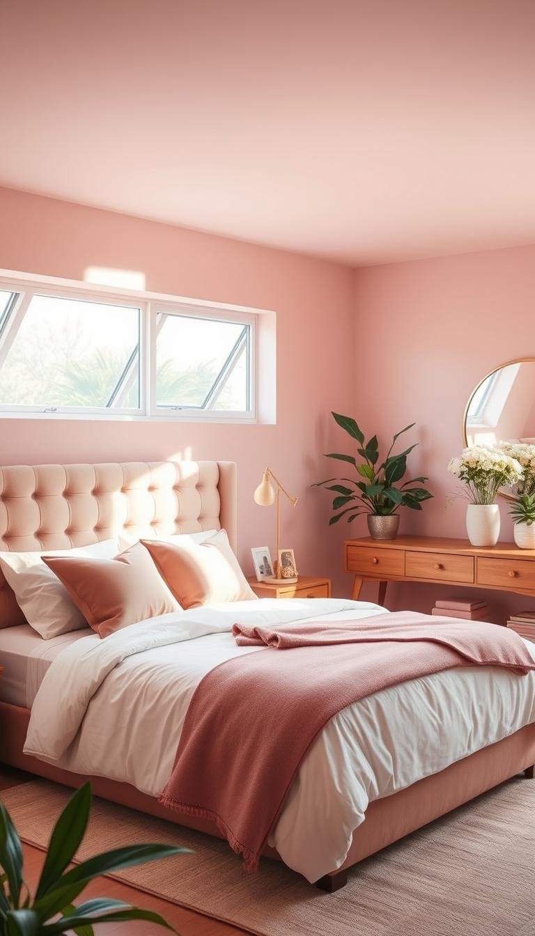 Aesthetic Appeal: Styling a Modern Pink Bedroom