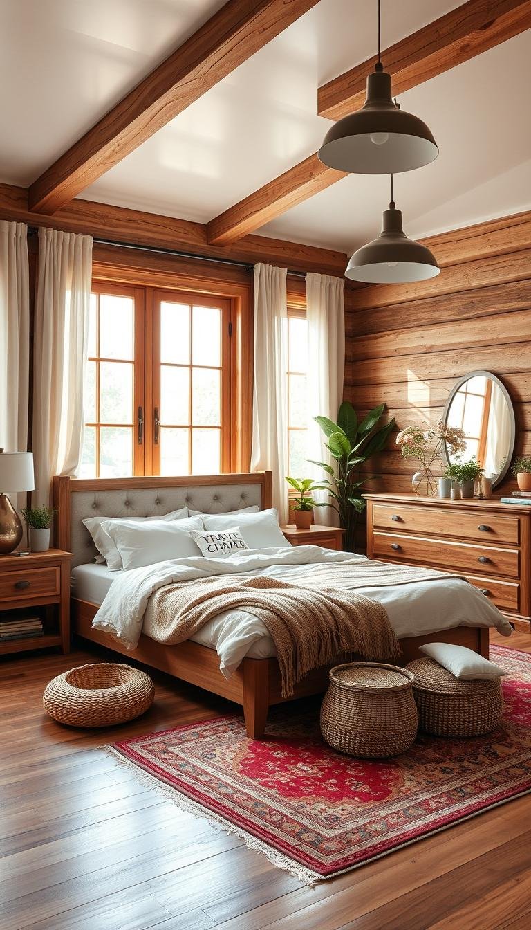 Cottage Comfort Meets Modern Bedroom Style