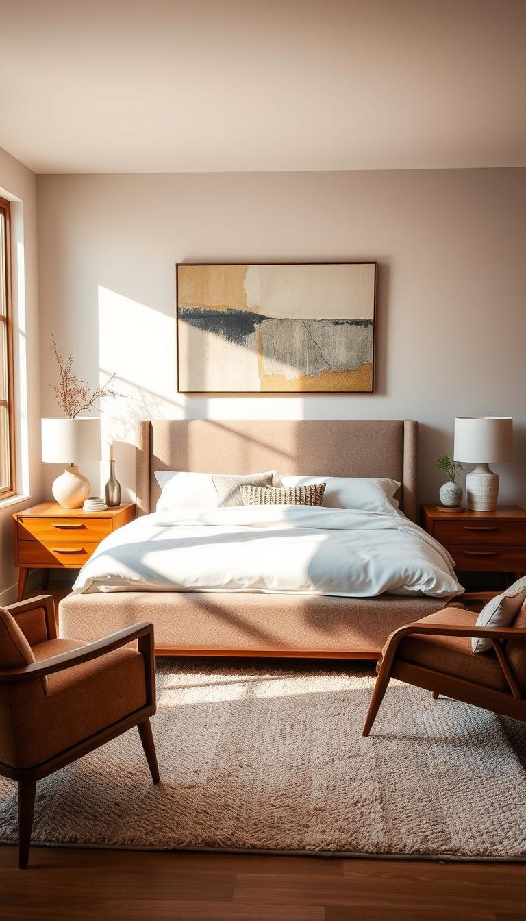 Cozy Mid Century Modern Bedroom Ideas That Feel Luxurious