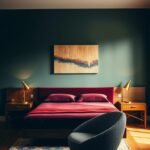 How to Build a Moody Mid Century Modern Bedroom