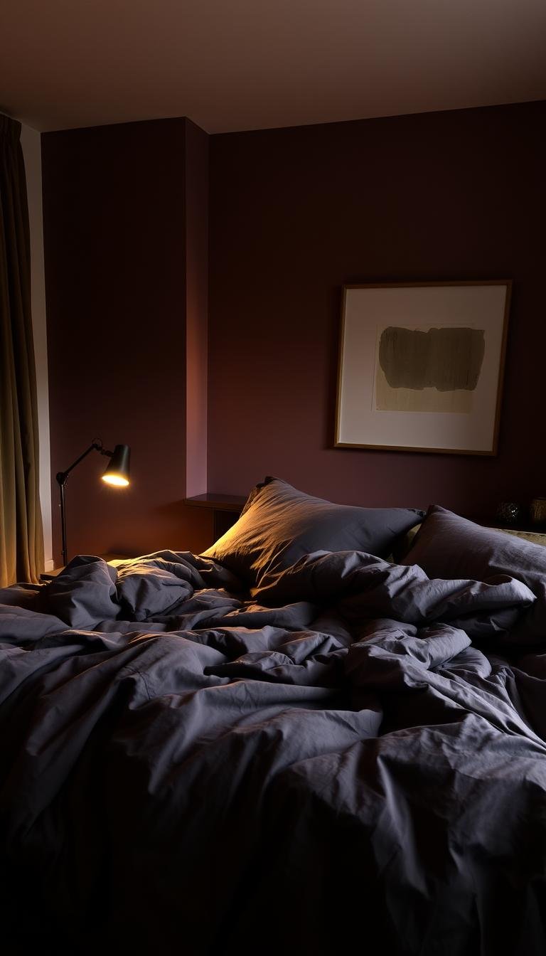 How to Decorate a Moody Modern Bedroom That Still Feels Warm