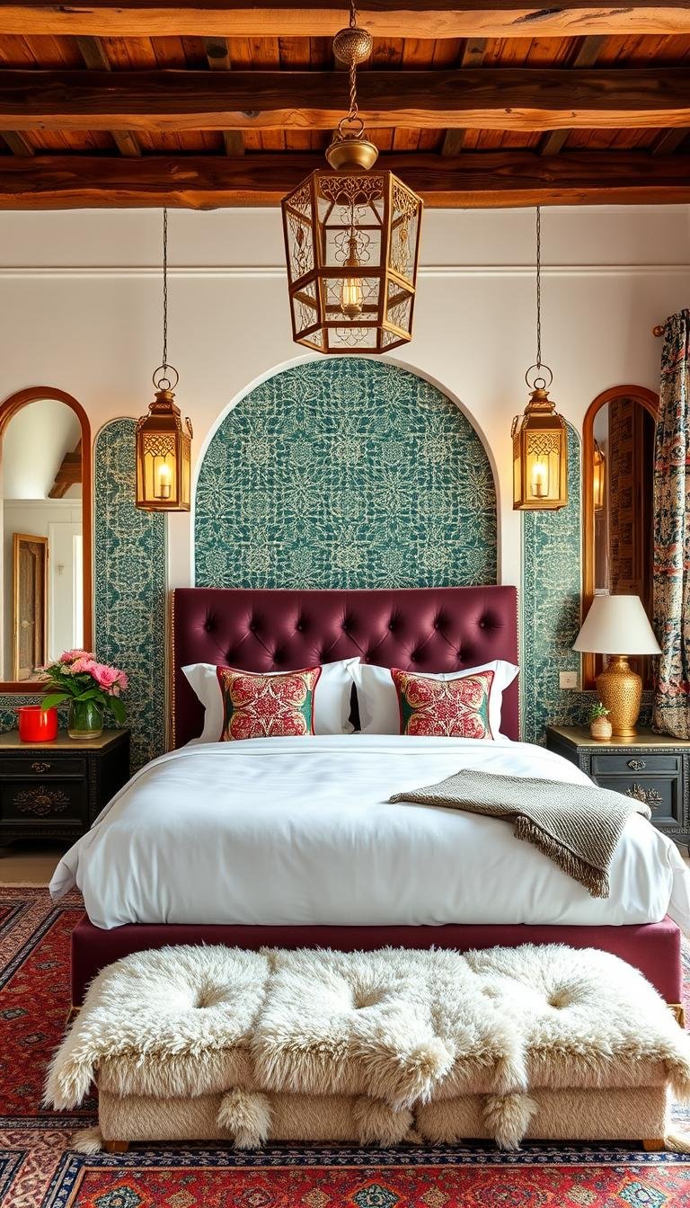 How to Style a Chic Moroccan Bedroom with a Modern Twist