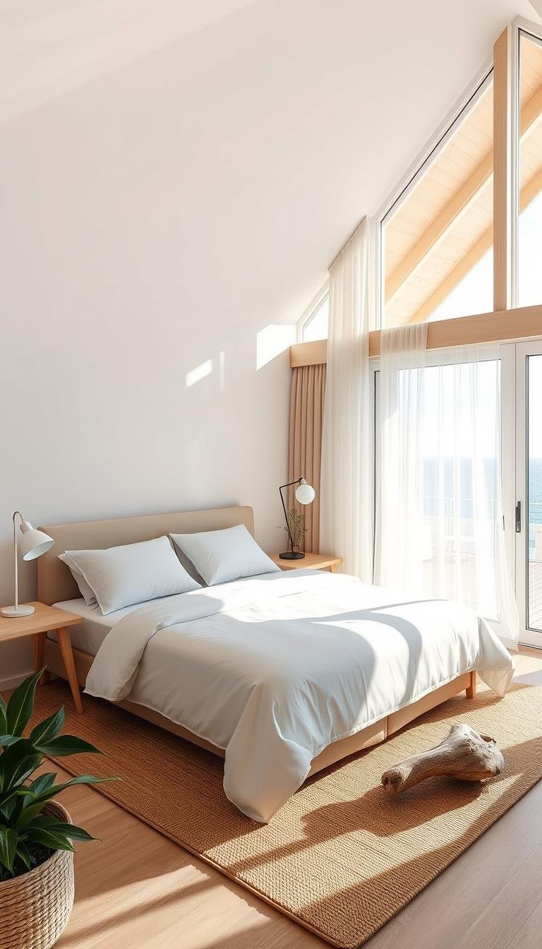 Modern Beach House Bedroom Design Inspirations