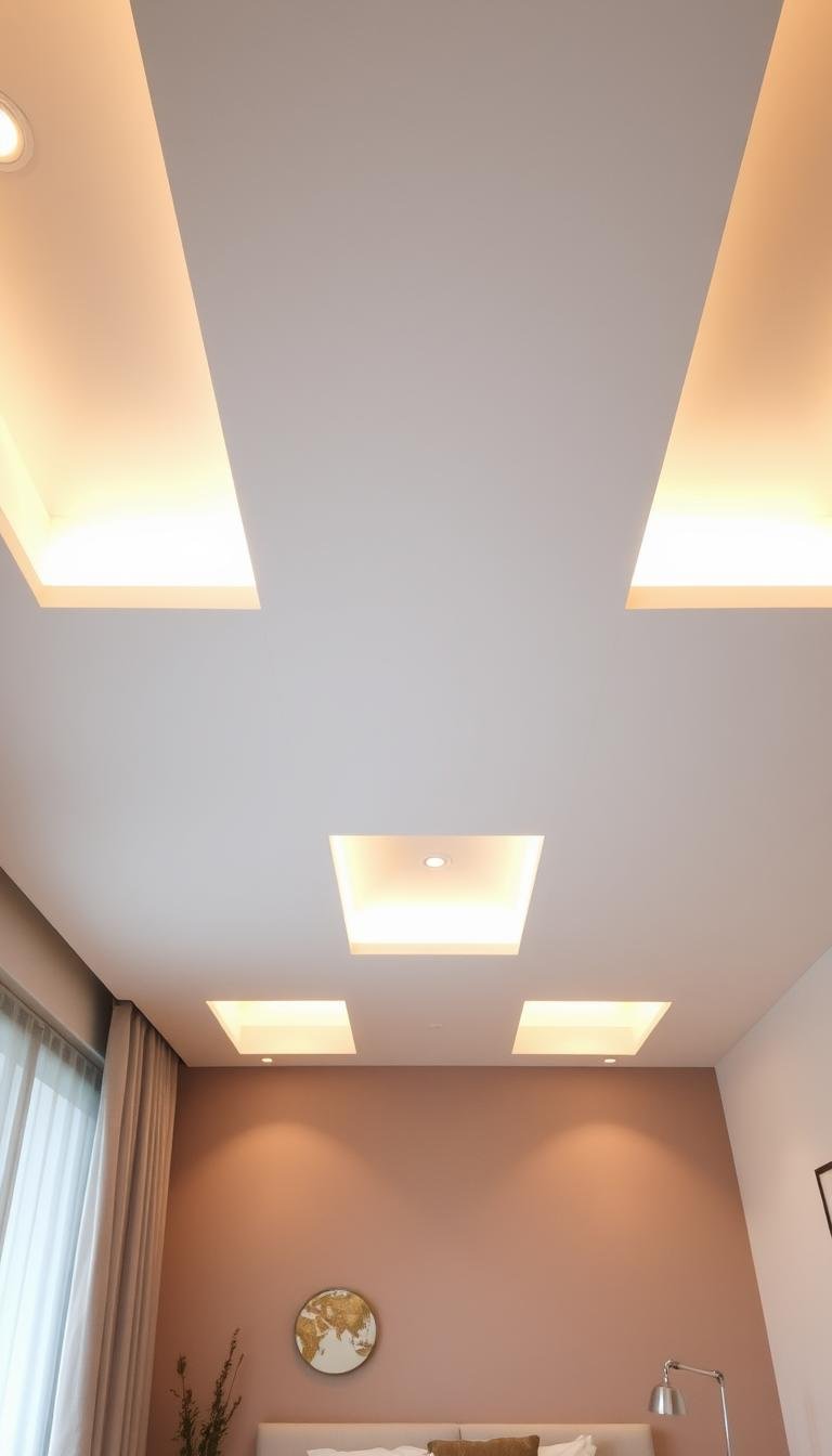 Modern Ceiling Panel Ideas for Bedroom Interiors