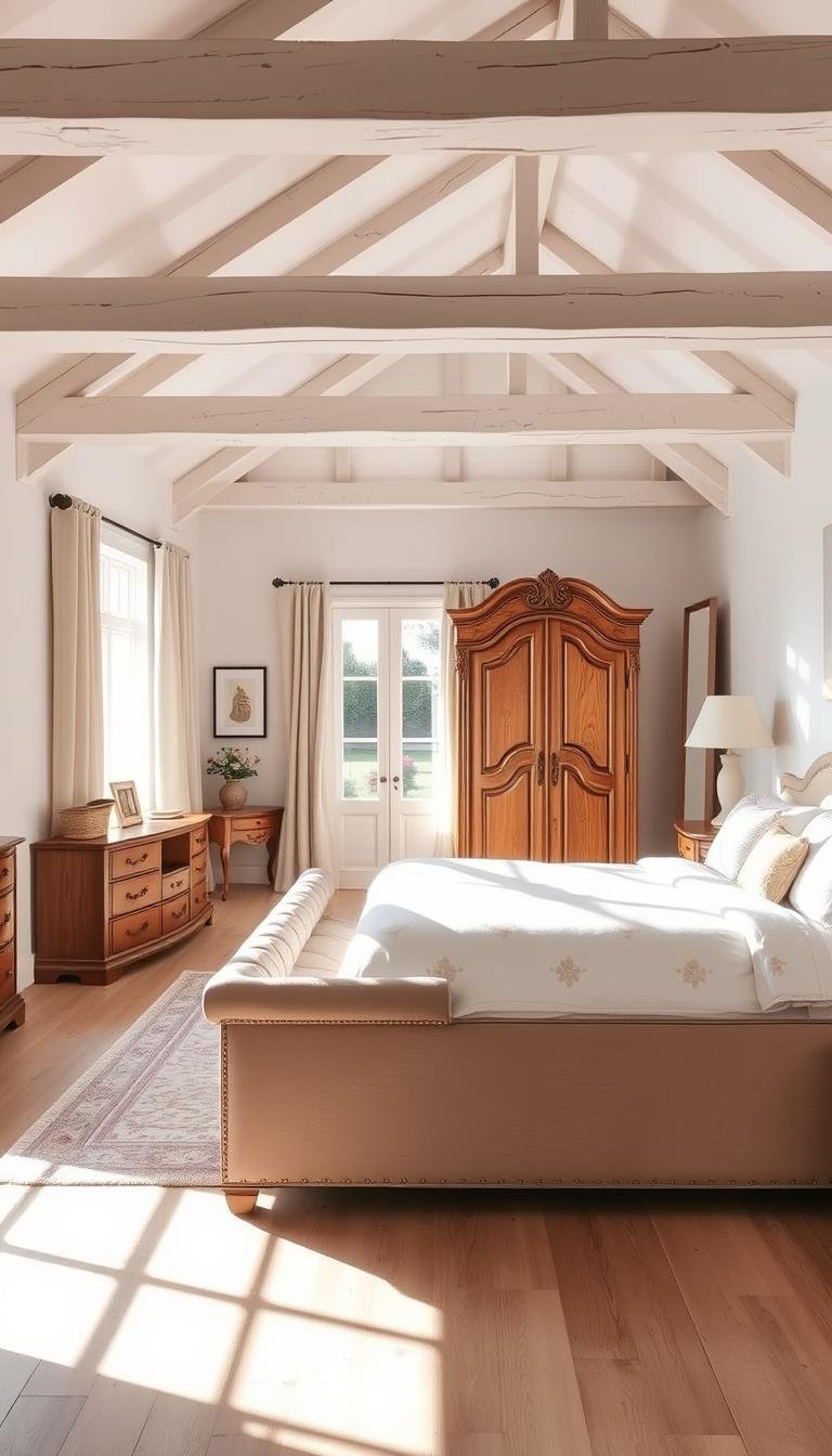 Modern French Country Bedroom Ideas That Feel Chic and Cozy