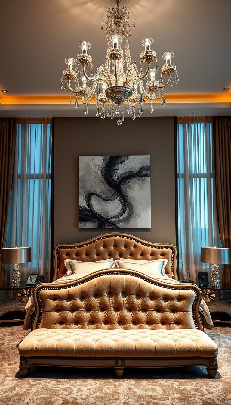 Modern Glam Bedroom Ideas for a High-End Look