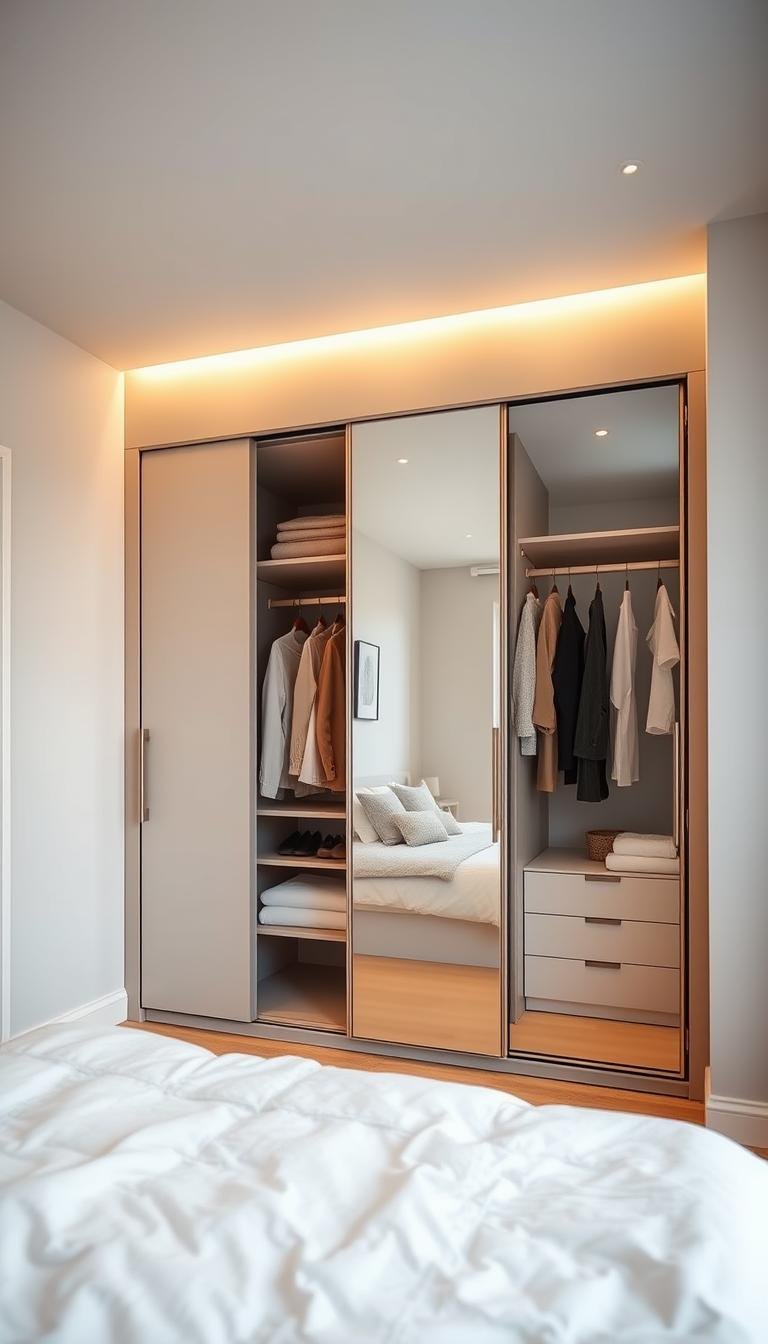 Small Space? Try These Modern Bedroom Wardrobe Ideas
