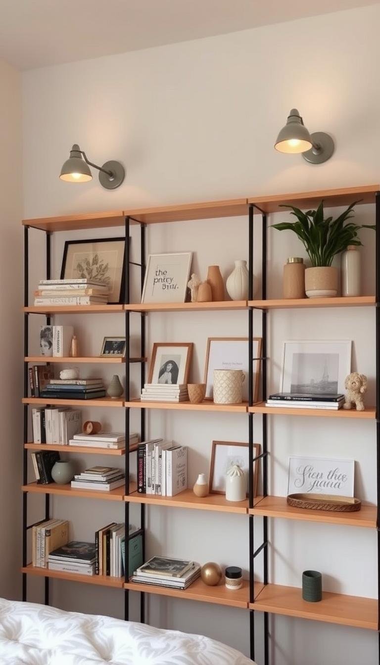 bedroom shelving ideas