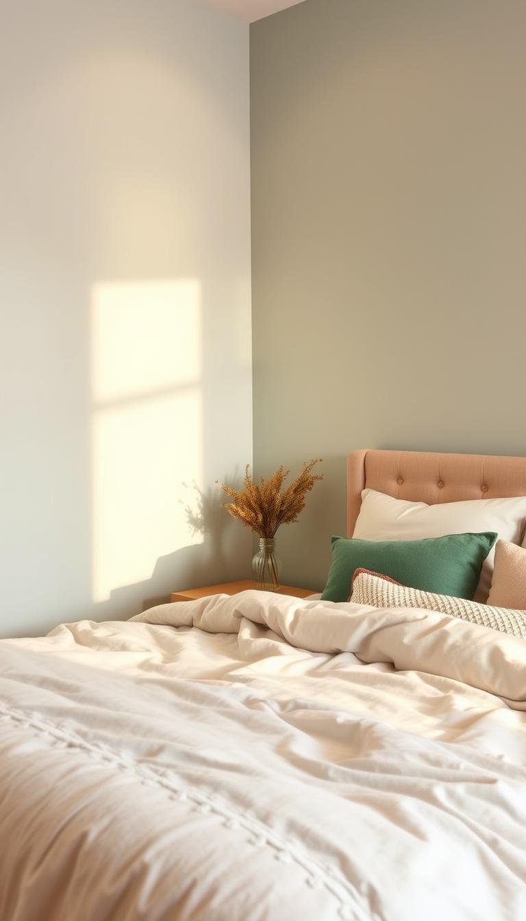 bedroom wall colour combination