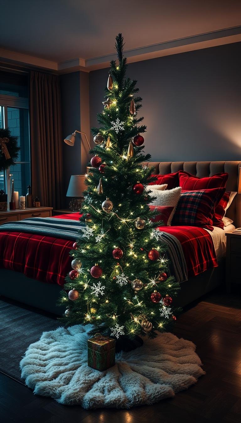 christmas bedroom aesthetic