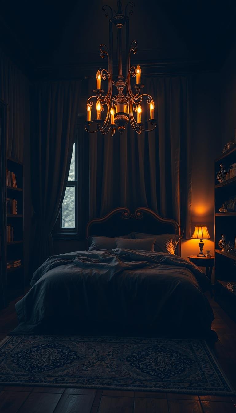 dark bedroom aesthetic