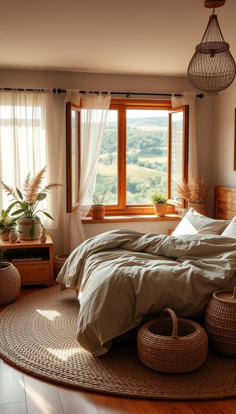 earthy bedroom aesthetic
