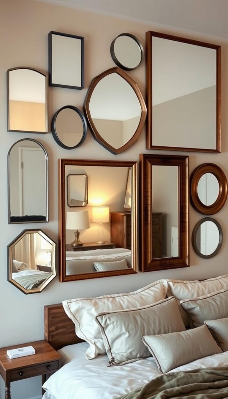 mirror wall decor bedroom