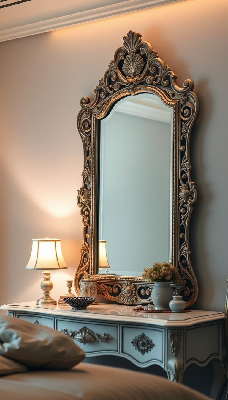 mirrors in bedroom