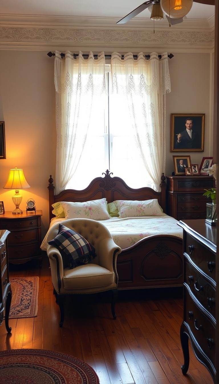 vintage bedroom aesthetic