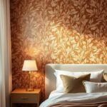 wallpaper accent wall bedroom