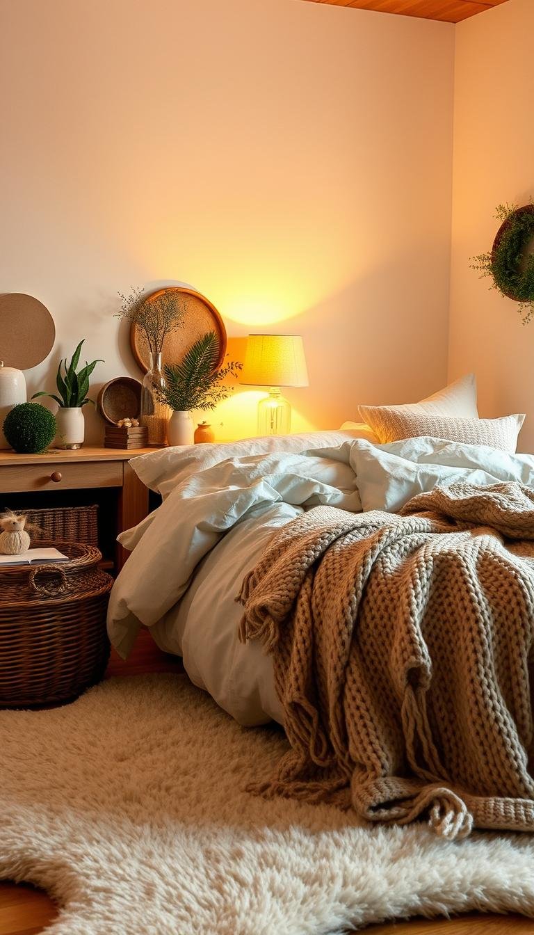 warm bedroom aesthetic