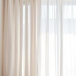white curtains bedroom