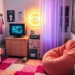 y2k bedroom aesthetic