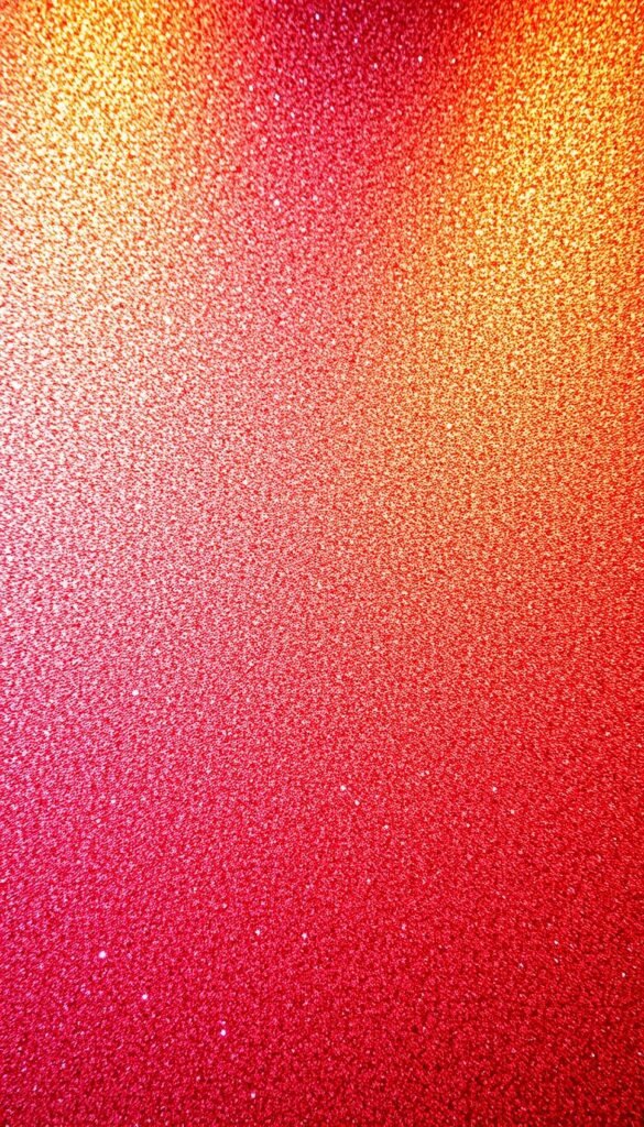A vibrant, glitter-drenched wallpaper design adorns the walls, exuding a captivating glamorous atmosphere. The foreground is dominated by a shimmering, textured surface that catches the light and reflects it in a mesmerizing display. Intricate patterns of swirls and geometric shapes dance across the surface, creating a sense of movement and depth. In the middle ground, subtle metallic accents and glints of precious gemstones add an opulent touch, while the background features a soft, hazy gradient that frames the central design. Warm, diffused lighting casts a flattering glow, heightening the luxurious ambiance. This visually striking wallpaper design would be a stunning focal point in any girls' bedroom, elevating the space with its captivating glittery glamour.