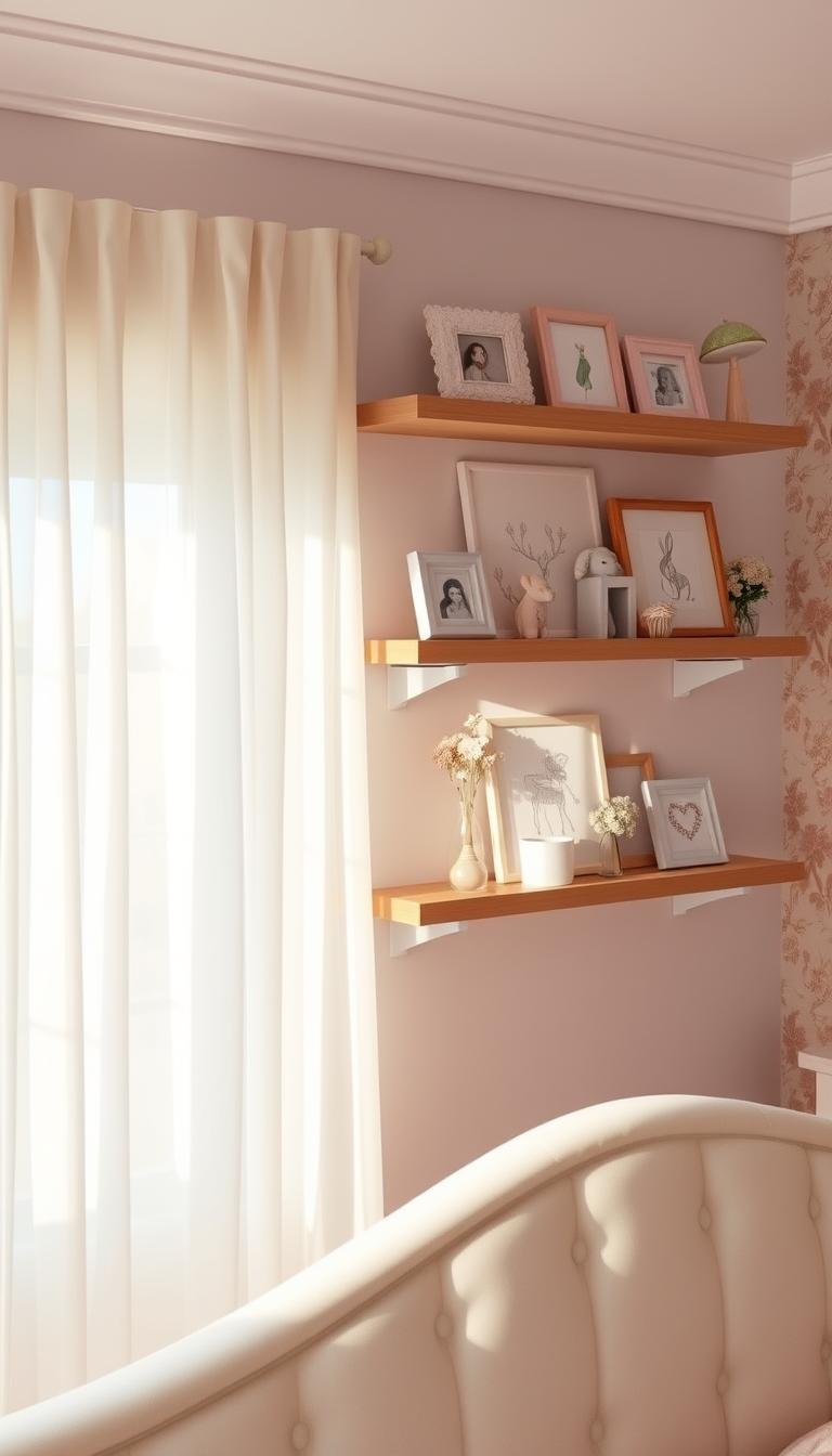 Floating Shelves Ideas for Girls Bedrooms