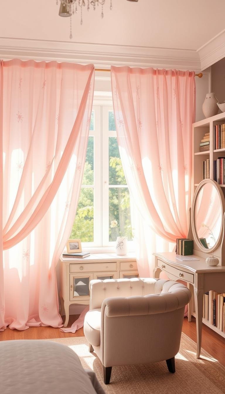 Girls Bedroom Curtains & Fabric Styling Ideas