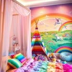 Rainbow Girls Bedroom Ideas Full of Color