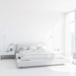 all white bedroom