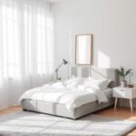 light grey bedroom