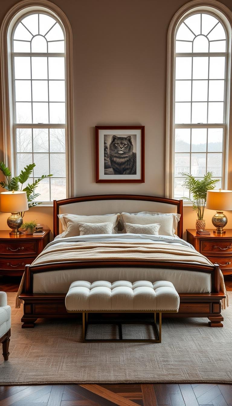 10 Elegant Bedroom Furniture Showcase Ideas
