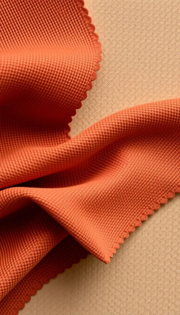 A close-up comparison of high-quality terracotta fabric textures, showcasing the rich, earthy tones and intricate woven patterns. The fabrics are displayed against a muted, natural background, allowing the unique characteristics of each swatch to shine. Soft, directional lighting accentuates the subtle variations in texture and sheen, inviting the viewer to explore the tactile qualities of these premium terracotta textiles. The overall composition is carefully balanced, with a sense of artful simplicity that reflects the timeless elegance of the featured materials. A close-up comparison of high-quality terracotta fabric textures, showcasing the rich, earthy tones and intricate woven patterns. The fabrics are displayed against a muted, natural background, allowing the unique characteristics of each swatch to shine. Soft, directional lighting accentuates the subtle variations in texture and sheen, inviting the viewer to explore the tactile qualities of these premium terracotta textiles. The overall composition is carefully balanced, with a sense of artful simplicity that reflects the timeless elegance of the featured materials.