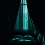 Dark Green Curtains for Moody Bedroom Charm