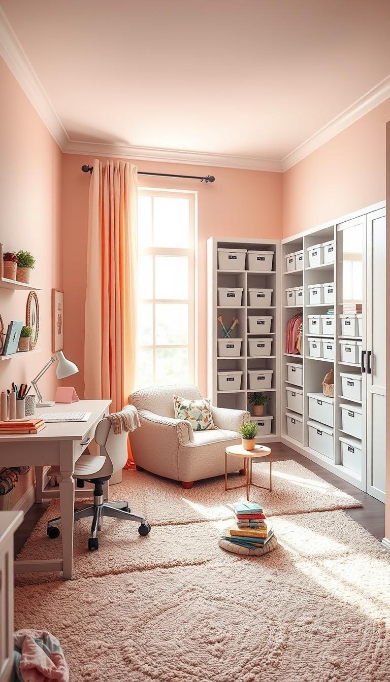 Girls Bedroom Organization That Looks Beautiful