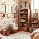 Girls Bedroom Wallpaper and Art Ideas