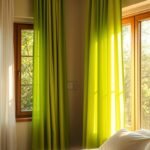 Green Bedroom Curtains That Bring Nature Indoors