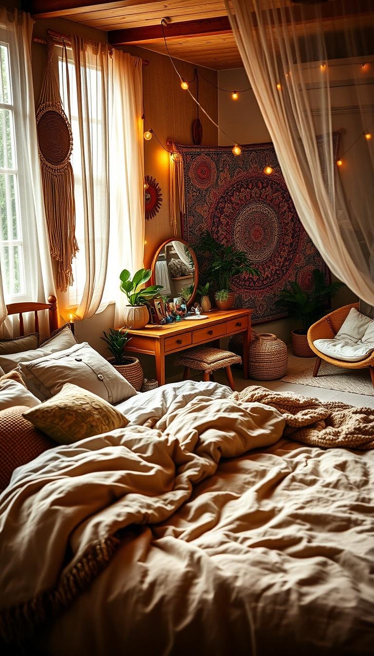 How to Style a Boho Girls Bedroom